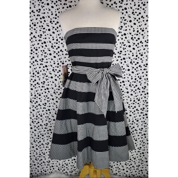 gingham formal dress